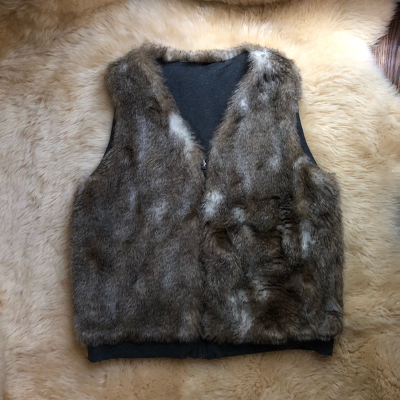 Splendid Ashville reversible faux fur vest m - Picture 2 of 7